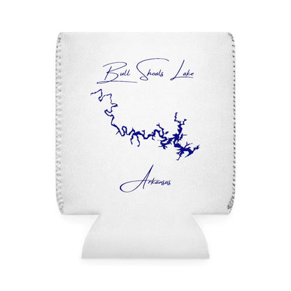 Arkansas  Bull  Shoals  Lake  Can  Koozie  front  position  view  from  front-1  white.webp