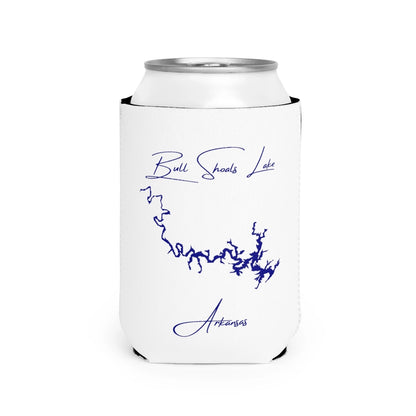 Arkansas  Bull  Shoals  Lake  Can  Koozie  front  position  view  from  front-2  white.webp