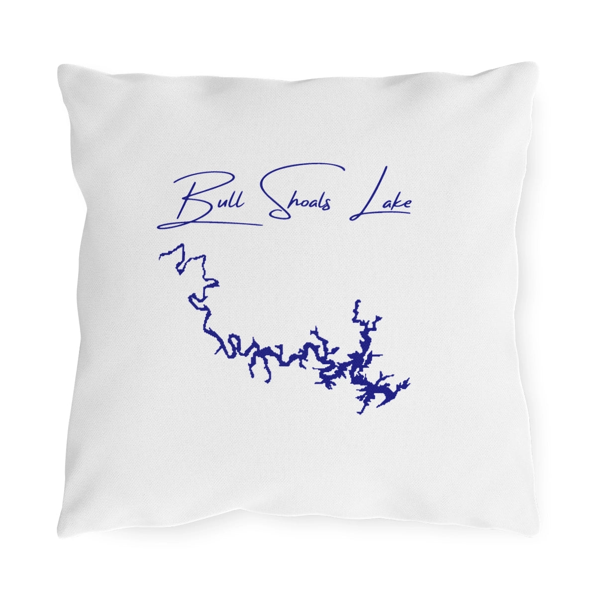 Arkansas  Bull  Shoals  Lake  Outdoor  Pillow  front  position  view  from  front  16  x  16.webp