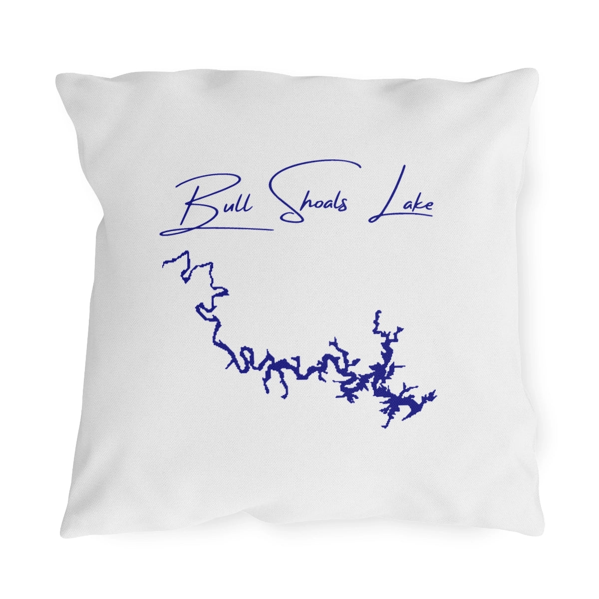 Arkansas  Bull  Shoals  Lake  Outdoor  Pillow  front  position  view  from  front  18  x  18.webp