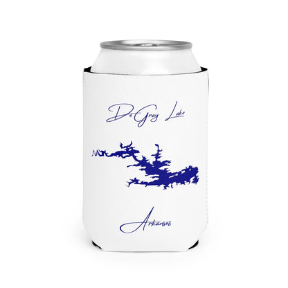 Arkansas  DeGray  Lake  Can  Koozie  front  position  view  from  front-2  white.webp