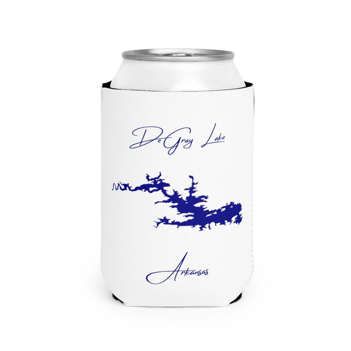 Arkansas  DeGray  Lake  Can  Koozie  front  position  view  from  front-2  white.webp