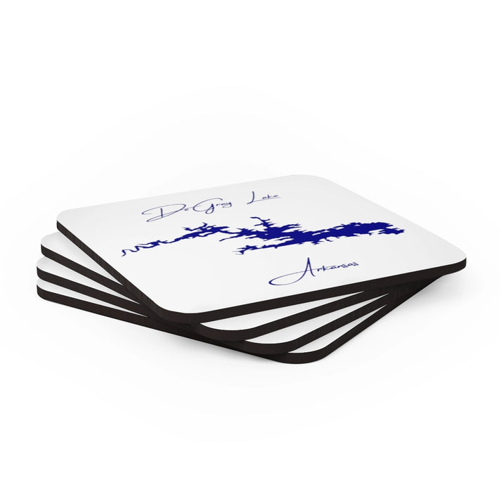 Arkansas  DeGray  Lake  Coaster  Set  front  position  view  from  stacked  3.75  x  3.75.webp