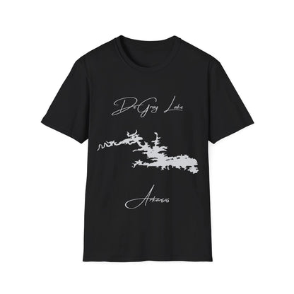 Arkansas  DeGray  Lake  T-shirt  front  position  view  from  front  black.webp