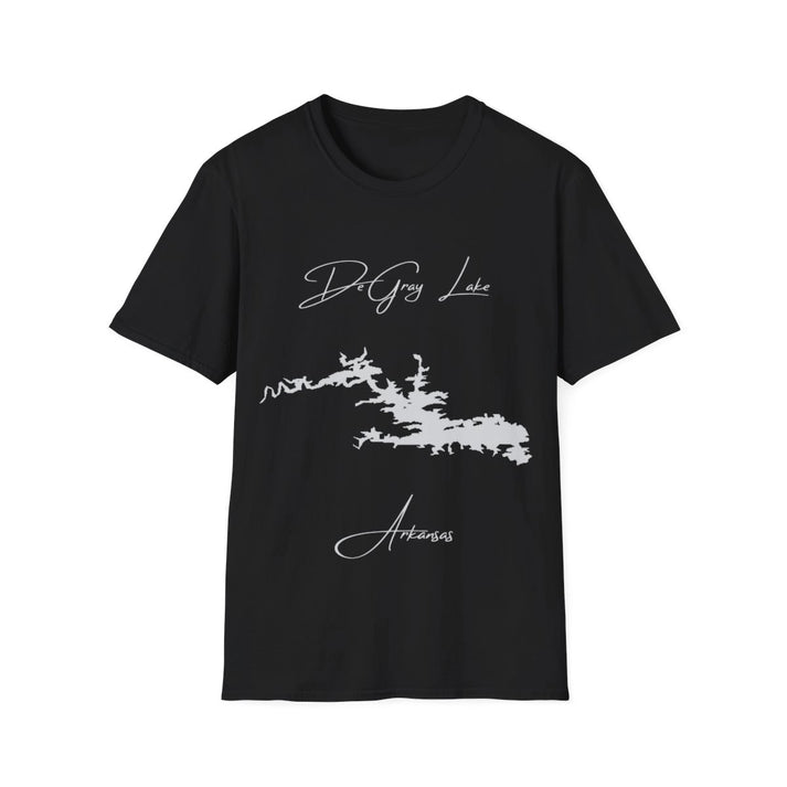Arkansas  DeGray  Lake  T-shirt  front  position  view  from  front  black.webp