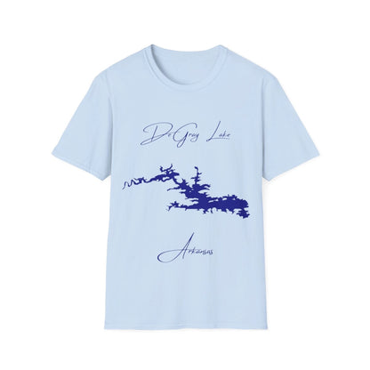 Arkansas  DeGray  Lake  T-shirt  front  position  view  from  front  light  blue.webp