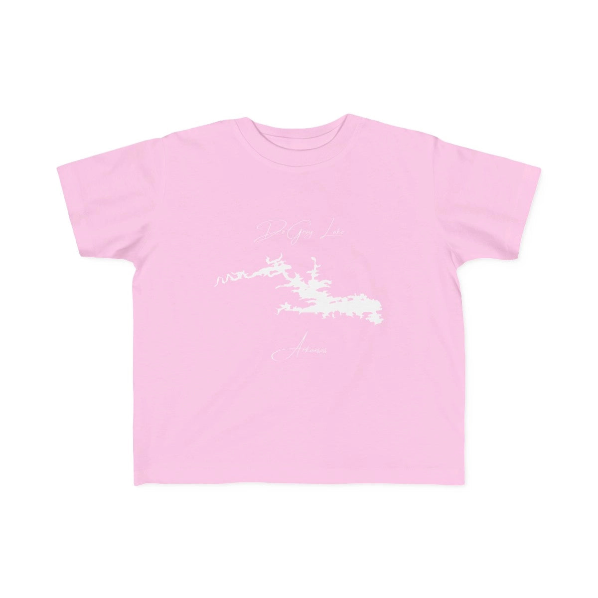 Arkansas  DeGray  Lake  Toddler  T-shirt  front  position  view  from  front  pink.webp