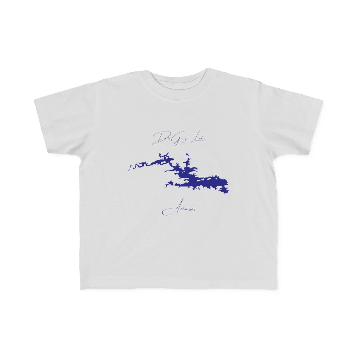 Arkansas  DeGray  Lake  Toddler  T-shirt  front  position  view  from  front  silver.webp