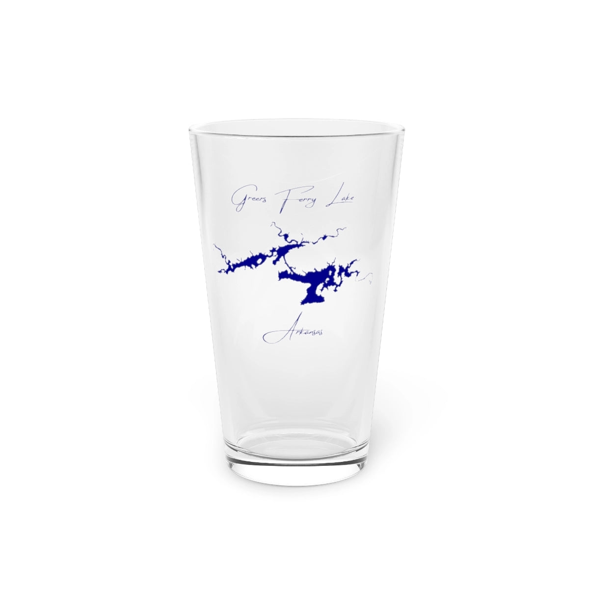 Arkansas  Greers  Ferry  Lake  16oz  Pint  Glass  front  position  view  from  front  16oz.webp
