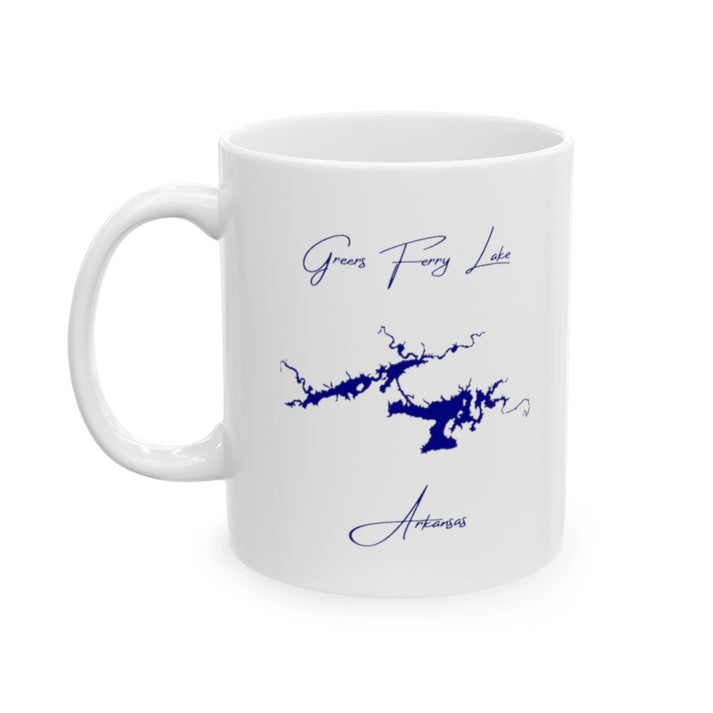 Arkansas  Greers  Ferry  Lake  Ceramic  Mug  other  position  view  from  left  11oz.webp