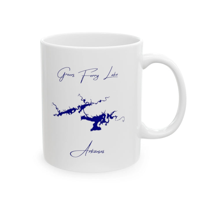Arkansas  Greers  Ferry  Lake  Ceramic  Mug  other  position  view  from  right  11oz.webp
