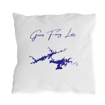Arkansas  Greers  Ferry  Lake  Outdoor  Pillow  back  position  view  from  back  18  x  18.webp