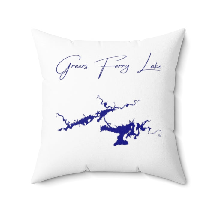 Arkansas  Greers  Ferry  Lake  Pillow  front  position  view  from  front  20  x  20.webp