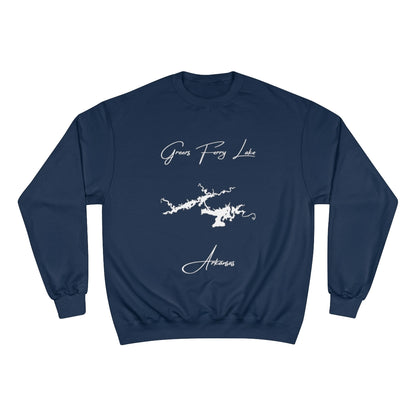 Arkansas  Greers  Ferry  Lake  Sweatshirt  front  position  view  from  front  navy.webp