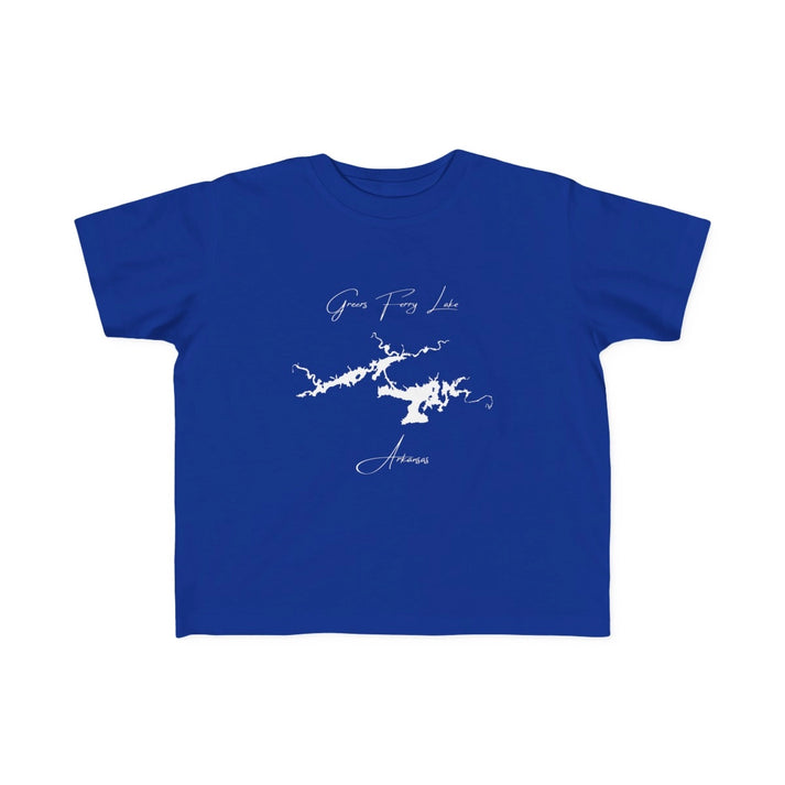 Arkansas  Greers  Ferry  Lake  Toddler  T-shirt  front  position  view  from  front  royal.webp
