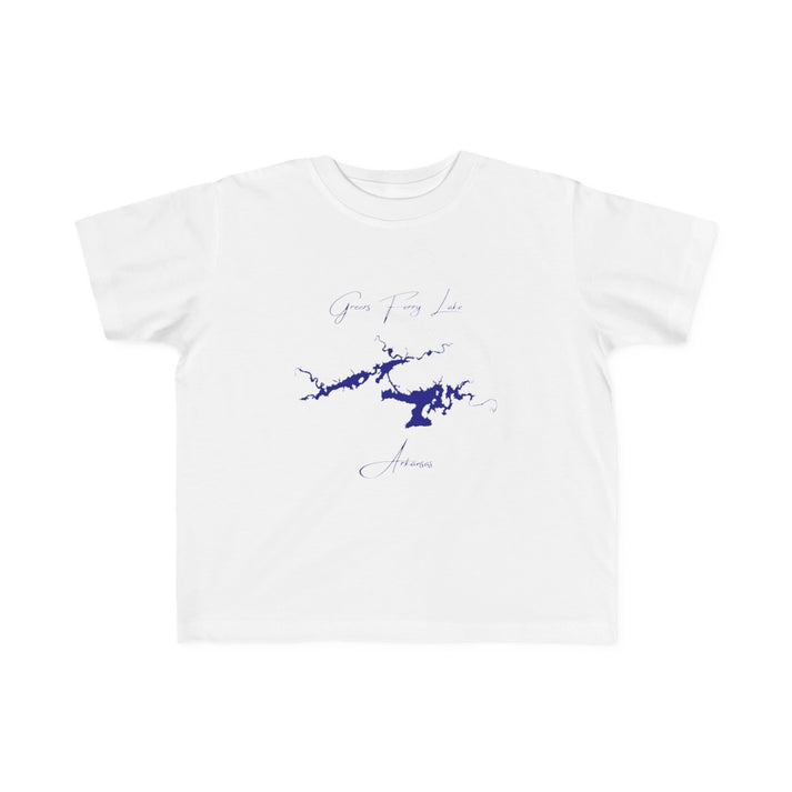 Arkansas  Greers  Ferry  Lake  Toddler  T-shirt  front  position  view  from  front  white.webp