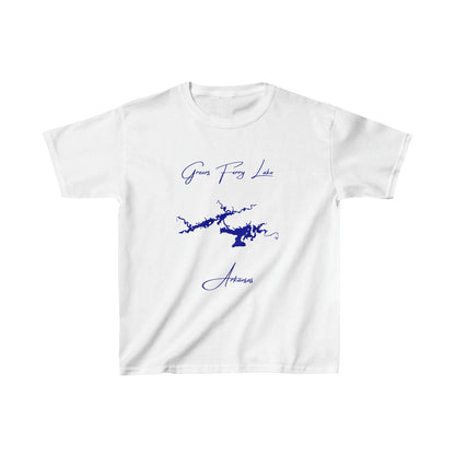 Arkansas  Greers  Ferry  Lake  Youth  T-shirt  front  position  view  from  front  white.webp