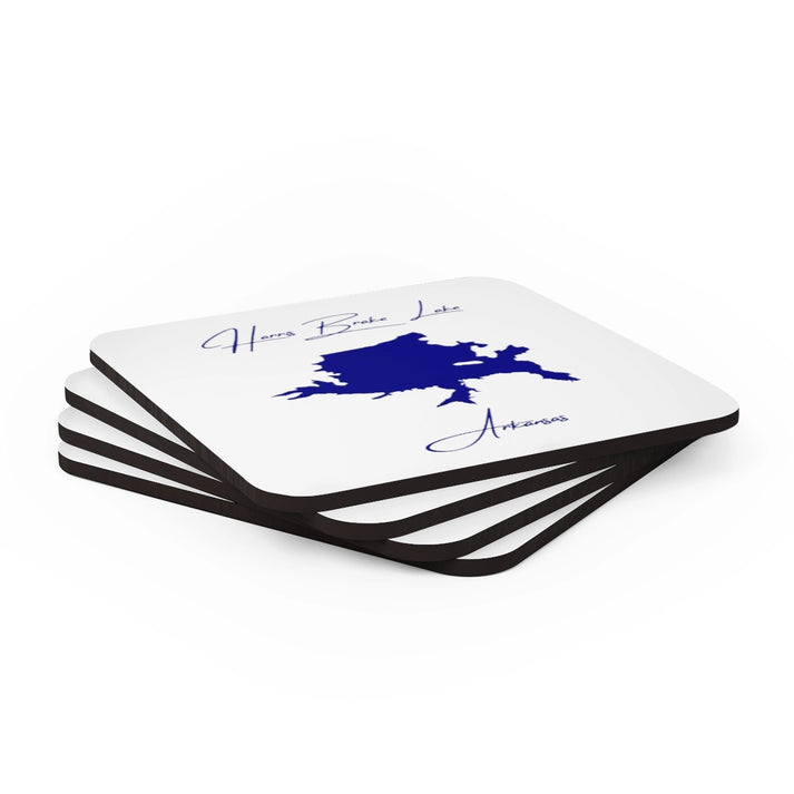 Arkansas  Harris  Brake  Lake  Coaster  Set  front  position  view  from  stacked  3.75  x  3.75.webp