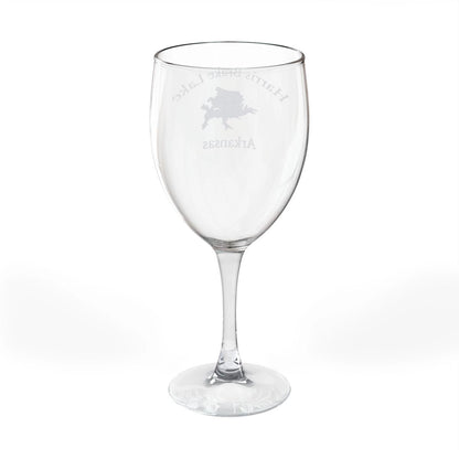 Arkansas  Harris  Brake  Lake  Engraved  Wine  Glass  other  position  view  from  back  10.5oz.webp