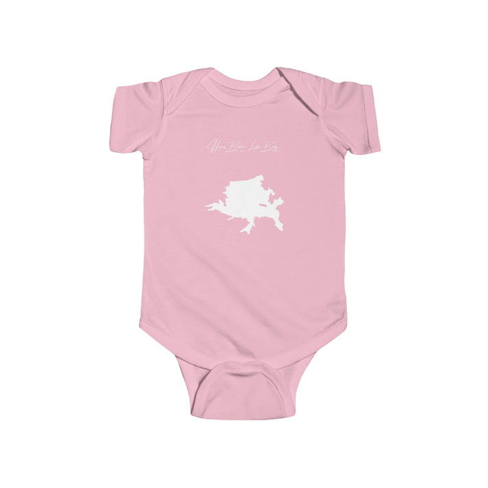 Arkansas  Harris  Brake  Lake  Onesie  front  position  view  from  front  pink.webp