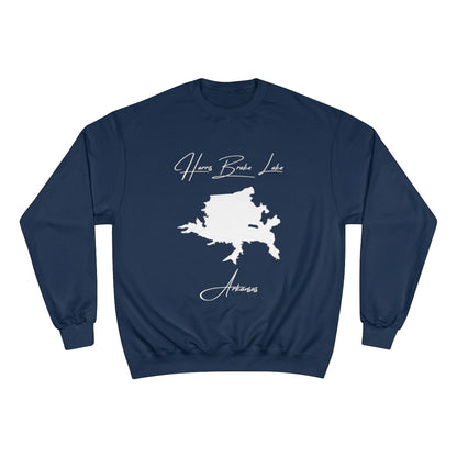Arkansas  Harris  Brake  Lake  Sweatshirt  front  position  view  from  front  navy.webp
