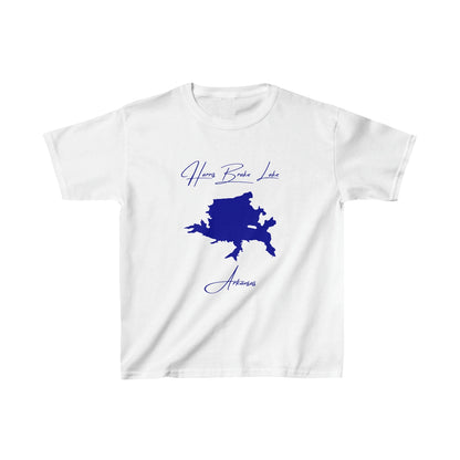 Arkansas  Harris  Brake  Lake  Youth  T-shirt  front  position  view  from  front  white.webp