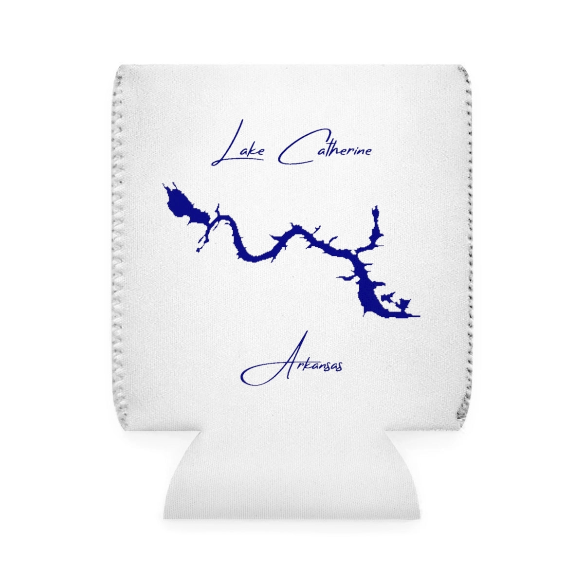 Arkansas  Lake  Catherine  Can  Koozie  front  position  view  from  front-1  white.webp