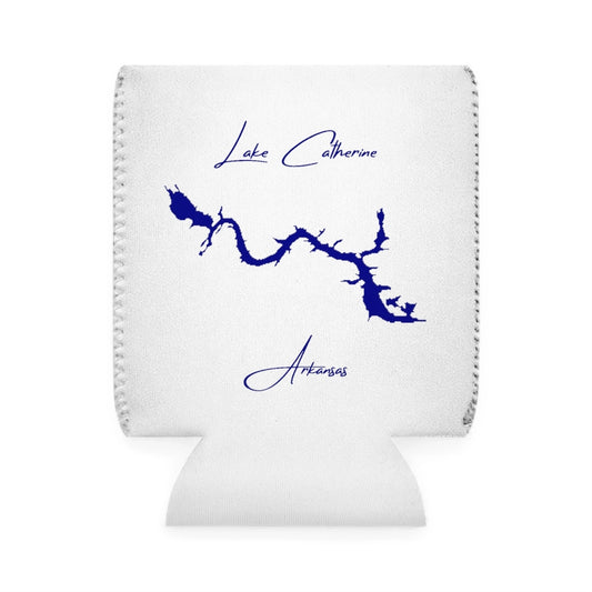 Arkansas  Lake  Catherine  Can  Koozie  front  position  view  from  front-1  white.webp