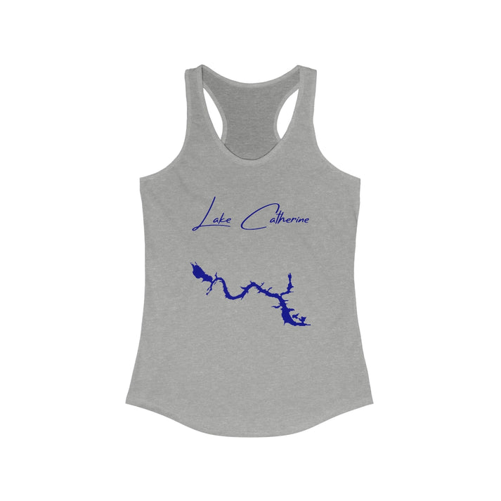 Arkansas  Lake  Catherine  Racerback-Tank  front  position  view  from  front  heather  grey.webp