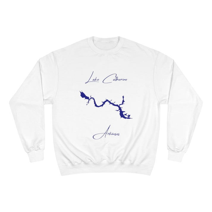 Arkansas  Lake  Catherine  Sweatshirt  front  position  view  from  front  white.webp