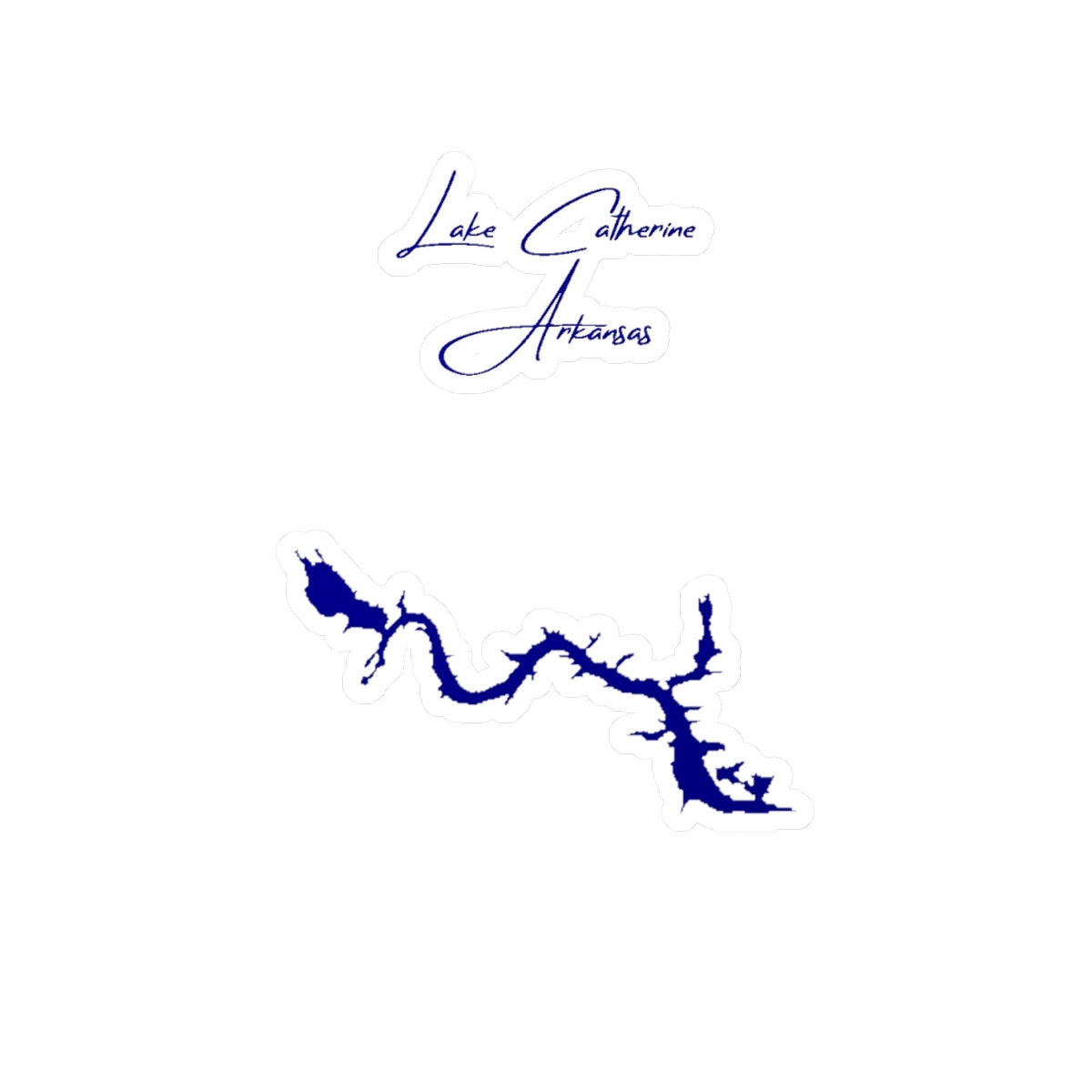 Arkansas  Lake  Catherine  Vinyl  Decal  other  position  view  from  front  4  x  6.webp