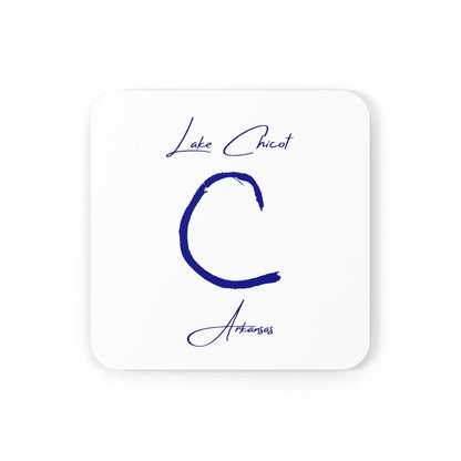 Arkansas  Lake  Chicot  Coaster  Set  front  position  view  from  front  3.75  x  3.75.webp