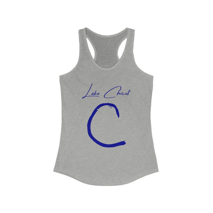 Arkansas  Lake  Chicot  Racerback-Tank  front  position  view  from  front  heather  grey.webp