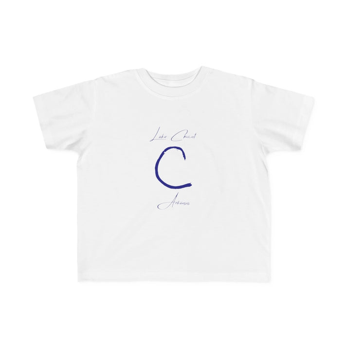 Arkansas  Lake  Chicot  Toddler  T-shirt  front  position  view  from  front  white.webp