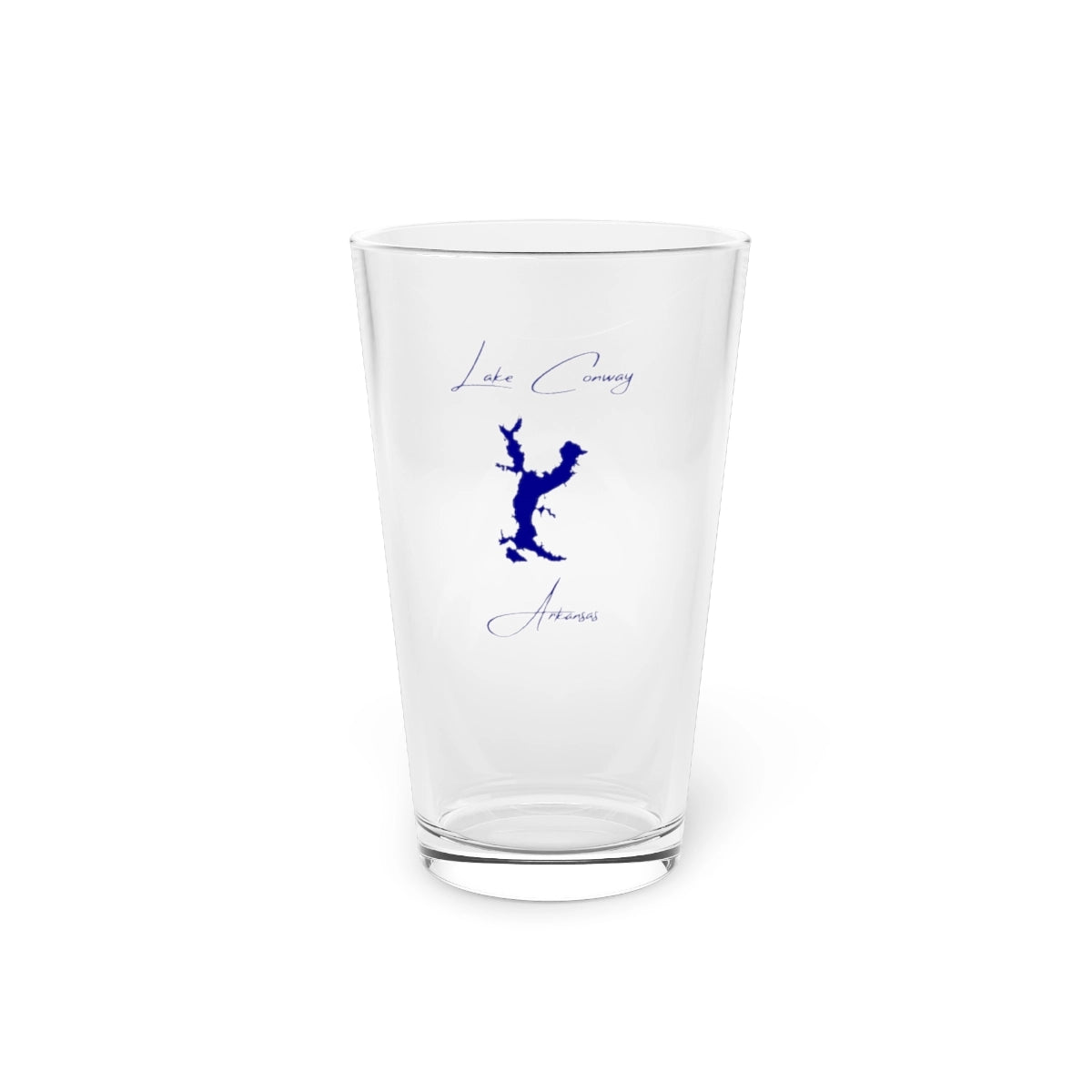 Arkansas  Lake  Conway  16oz  Pint  Glass  front  position  view  from  front  16oz.webp