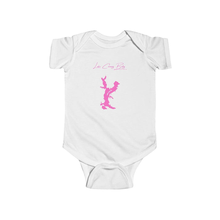 Arkansas  Lake  Conway  Onesie  front  position  view  from  front  white.webp