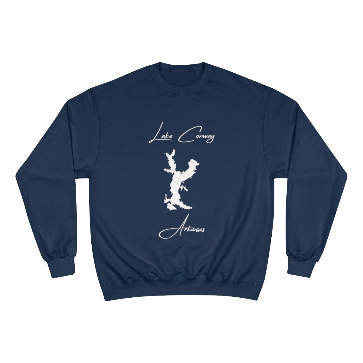 Arkansas  Lake  Conway  Sweatshirt  front  position  view  from  front  navy.webp