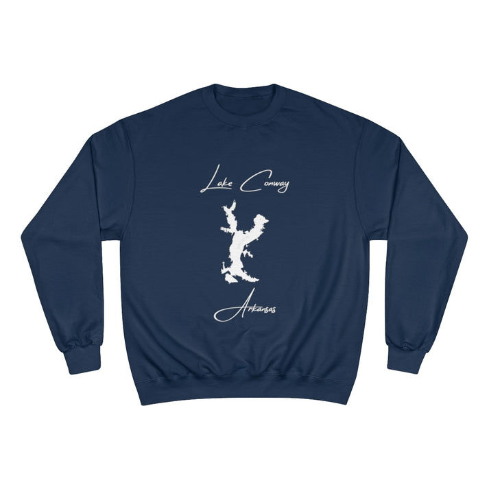 Arkansas  Lake  Conway  Sweatshirt  front  position  view  from  front  navy.webp