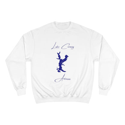 Arkansas  Lake  Conway  Sweatshirt  front  position  view  from  front  white.webp