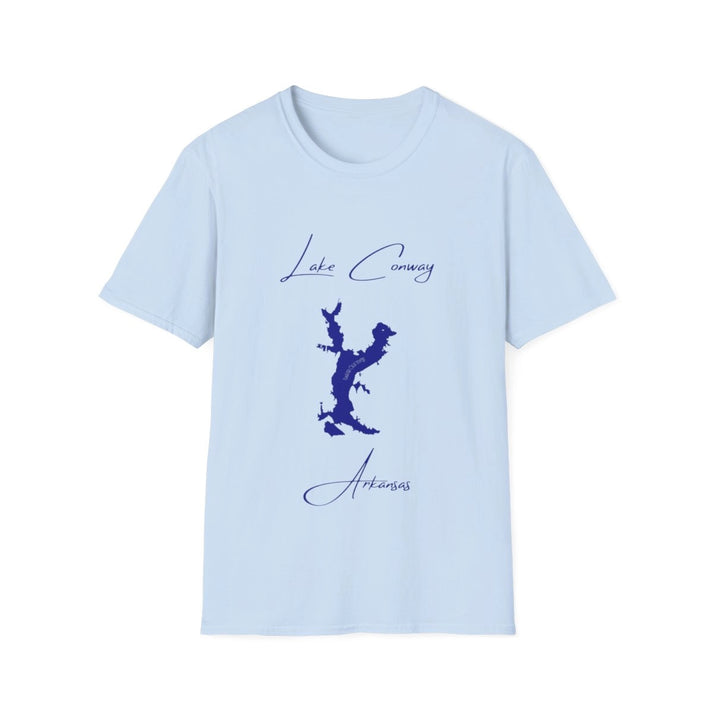Arkansas  Lake  Conway  T-shirt  front  position  view  from  front  light  blue.webp