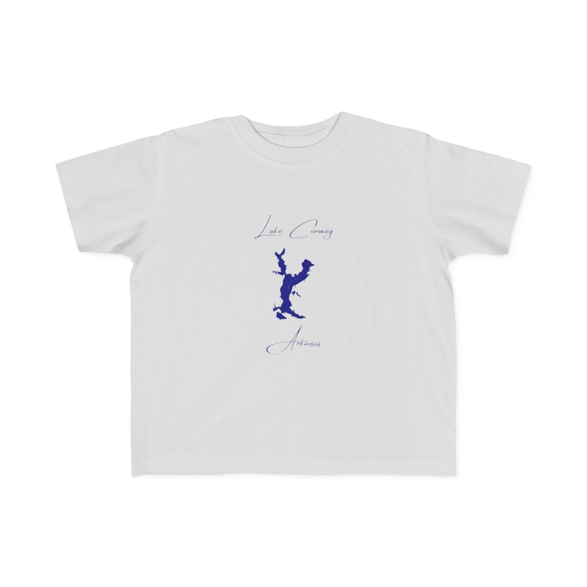 Arkansas  Lake  Conway  Toddler  T-shirt  front  position  view  from  front  silver.webp