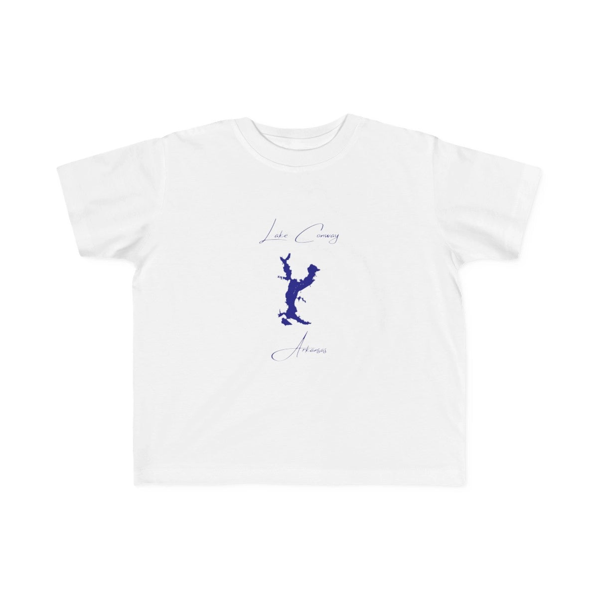 Arkansas  Lake  Conway  Toddler  T-shirt  front  position  view  from  front  white.webp