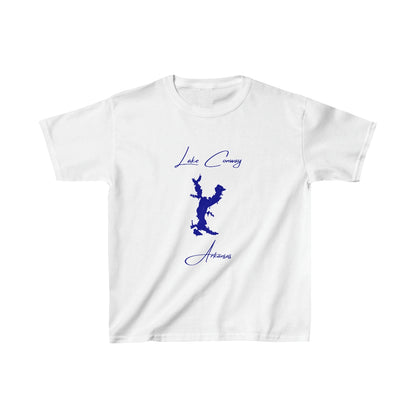 Arkansas  Lake  Conway  Youth  T-shirt  front  position  view  from  front  white.webp
