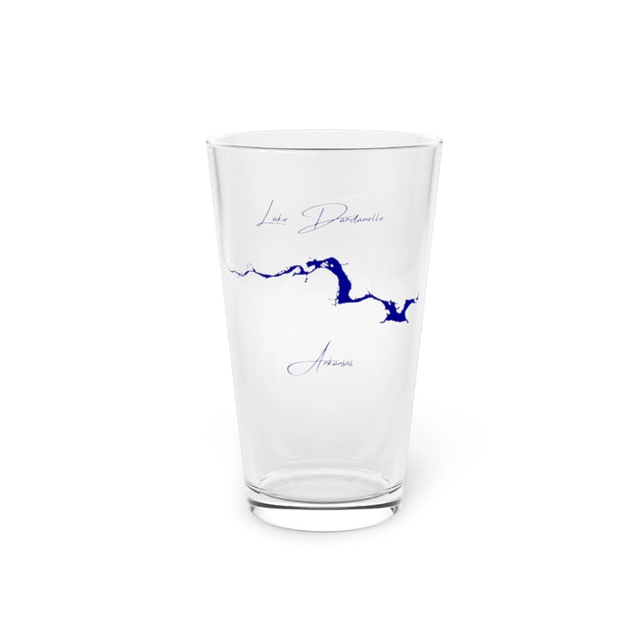 Arkansas  Lake  Dardanelle  16oz  Pint  Glass  front  position  view  from  front  16oz.webp