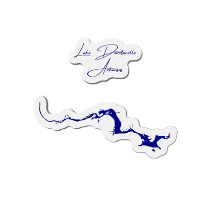 Arkansas  Lake  Dardanelle  Die  Cut  Magnet  front  position  view  from  front  4  x  4.webp