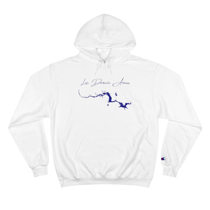 Arkansas  Lake  Dardanelle  Hoodie  front  position  view  from  front  white.webp