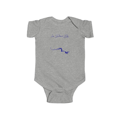 Arkansas  Lake  Dardanelle  Onesie  front  position  view  from  front  heather.webp