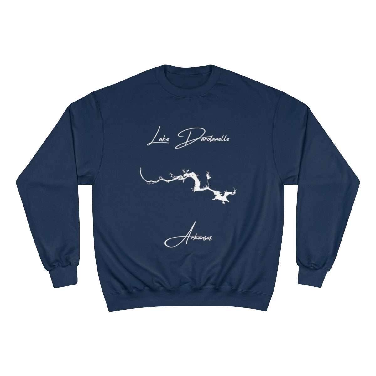 Arkansas  Lake  Dardanelle  Sweatshirt  front  position  view  from  front  navy.webp