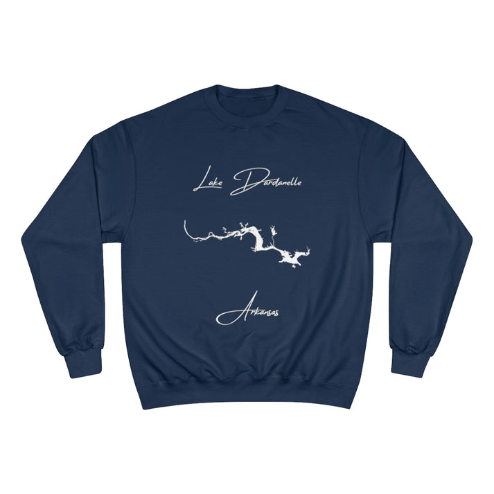 Arkansas  Lake  Dardanelle  Sweatshirt  front  position  view  from  front  navy.webp