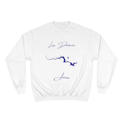 Arkansas  Lake  Dardanelle  Sweatshirt  front  position  view  from  front  white.webp